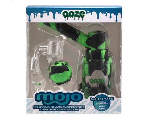 Ooze Mojo Silicone Water Pipe & Dab Straw - Chameleon